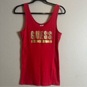 GUESS Y2K Red Tank Top